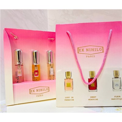 EU Подарочный парфюмерный набор Ex Nihilo 3x20 ml