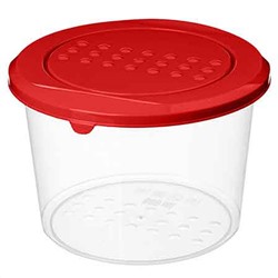 Контейнер для продуктов "Asti" круглый 0,8 л (красный) 221100606/03