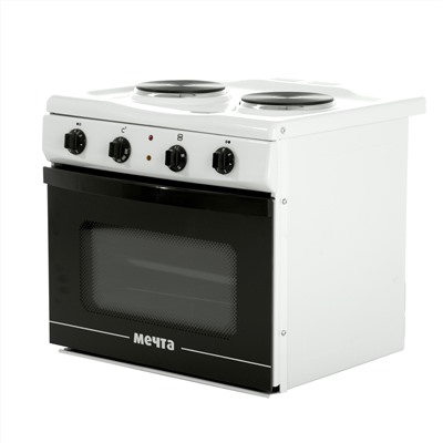 Эл.плита Мечта 221Ч белая, 3,2кВт,2конф,жароч.шкаф