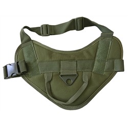 Тренировочный жилет для собак Molle Patrol K9 (хаки-олива) - Мягкая подкладка легко и удобно облегает шею вашего питомца, поэтому собака будет чувствовать себя комфортно. Регулируемый ремень с пряжкой может соответствовать фигуре вашей собаки, когда она носит этот тренировочный жилет. Материал - Cordura 1000D №40
