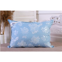 Подушка "Лебяжий пух" тик леб.пух, атл.кант,отстрочка,лента,сумка(Н)