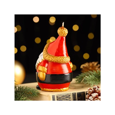 УЦЕНКА Свеча декоративная «Санта», 12×8.6×7.4 см