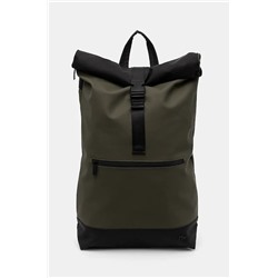 Plecak męski ze skóry ekologicznej  kolor zielony