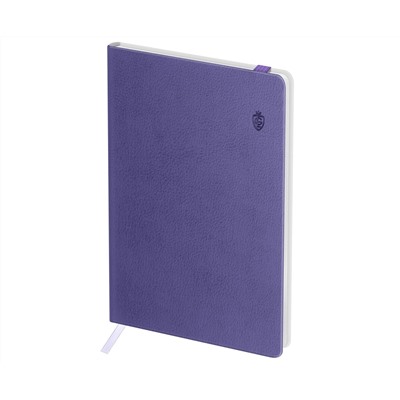 Записная книжка А6 80л. ЛАЙТ, кожзам, Greenwich Line "Classic. Lilac", с резинкой, фактурное тиснение, блок в клетку