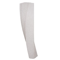 NailPro Сменные файлы для маникюра и педикюра на вспенке / White, лодка, 80 грит, 10 шт.