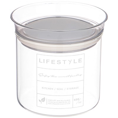 ЕМКОСТЬ ДЛЯ ПИЩЕВЫХ ПРОДУКТОВ AGNESS 650 МЛ 11*11-10,5 СМ