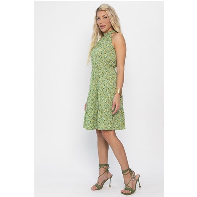 Платье Алюния (зеленое) П13821-36М