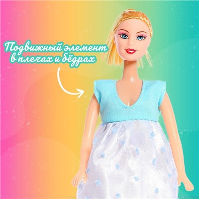 Кукла-модель беременная «Лиза» в платье