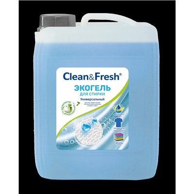 Гель для стирки Clean & Fresh универсальный 5л