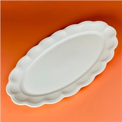 133-440 Овальное блюдо 35,5см ШАРМЕЛЬ в под.уп.(х24)Фарфор