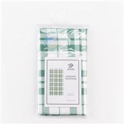 Полотенце "Этель" Eucalyptus (клетка) 40х70см, 100% хлопок, саржа 190 г/м2