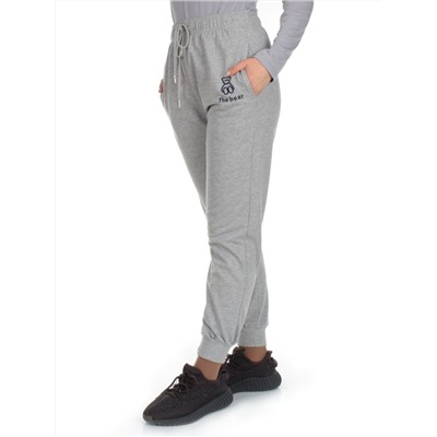 Q-01 GRAY Брюки спортивные женские (85% хлопок, 15% полиэстер)