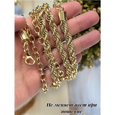 Пояс женский цепочка  универсальный цвет золото модель 5