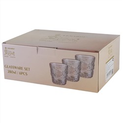 200-014 Набор из 6 стаканов 280мл в под.уп.(х8)Стекло