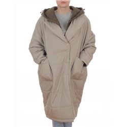 8030 DK. BEIGE Куртка демисезонная женская (100 гр. холлофайбер)