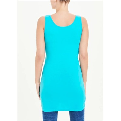 Basic Longline Square Neck Vest