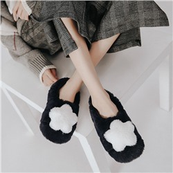 Тапочки «Махровые звёздочки» с задником