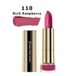 1 MaxFactor помада увлажняющая Elixir NEW т.110 rich raspberry