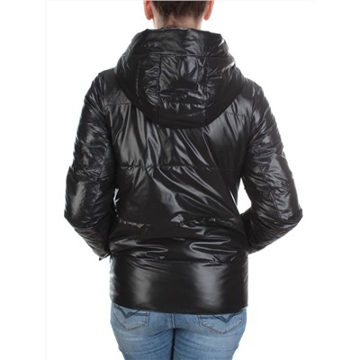 8266 BLACK Куртка демисезонная женская BAOFANI (100 гр. синтепон)