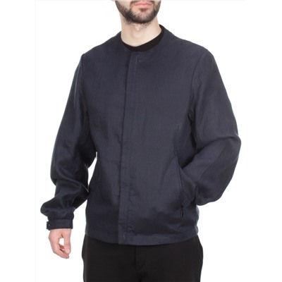 5886 DARK BLUE Ветровка мужская DSG DONG (100% лён)