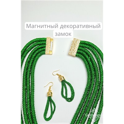 Набор бижутерии колье трансформер и серьги П5/004