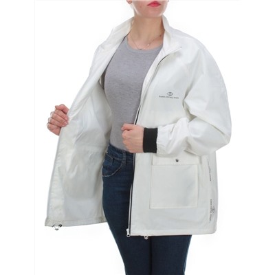1106 WHITE Ветровка женская FASHION (100% полиэстер)