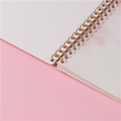 Фотоальбом на спирали 20 листов «Наша любовь», объёмный элемент и 4 вкладки, 24×24 см