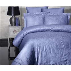 Сатиновое Постельное Белье Евро 2 сп. JACQUARD SATEN First Choice