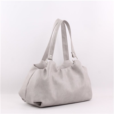 Сумка 285 итальянский светло-серый