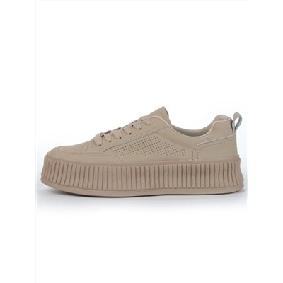 05-P8201-2 DK. BEIGE Кроссовки женские (натуральная кожа)
