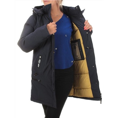 M2007 DK. BLUE Пальто зимнее женское MARIA