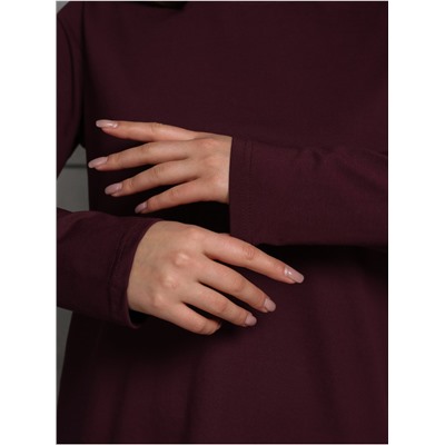 Лонгслив "Классик" Бордо