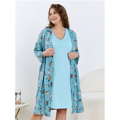 Женская сорочка Айрис-1 НС-639 / голубой