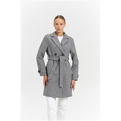 Пальто женское демисезонное 25570 (пепельный/ёлочка)