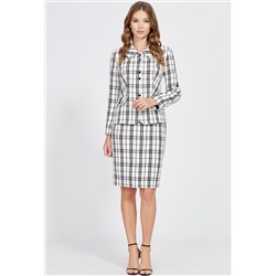 Юбка Bazalini 4821 белый клетка