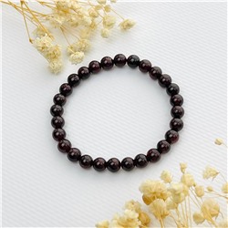 Радуга Самоцветов Браслет из Граната (Пироп)