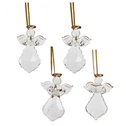 GAEM Набор из 12шт Украшение новогоднее "Ангел", L3 W3 H5 см