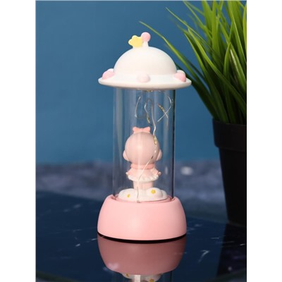 Ночник "Starlight", moon girl, 13 см