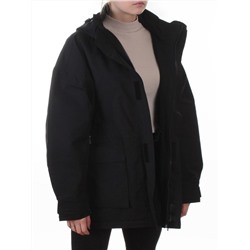 3097 BLACK Куртка демисезонная женская (100 гр. холлофайбер)