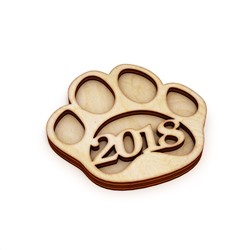 Подставка под кружку "2018"