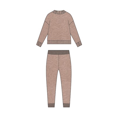 Комплект для девочки: джемпер, брюки
