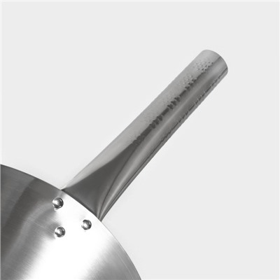 Сковорода-Wok Hanna Knövell Chief, d=30 см, с ручкой, нержавеющая сталь