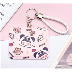 Футляр для карт "Panda girl and bear"