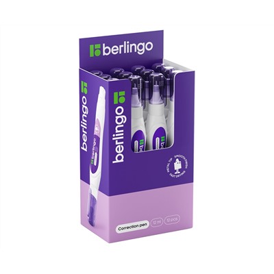 Корректирующий карандаш Berlingo, 12мл, металлический наконечник