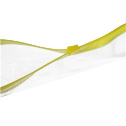 Папка-конверт на ZIP-молнии А4, 120 мкм, Calligrata, прозрачный, микс