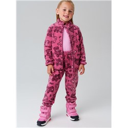 Комплект флисовый для девочки: куртка, брюки