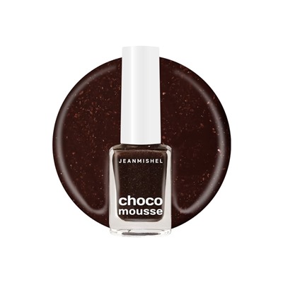 Лак для ногтей Jeanmishel, шоколадный, шиммер, тон 468, 6 мл
