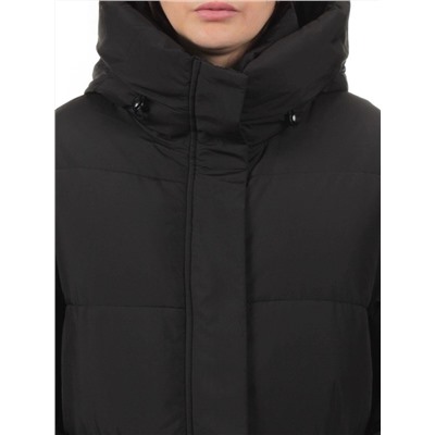 709 BLACK Пальто зимнее женское (холлофайбер 200 гр.)