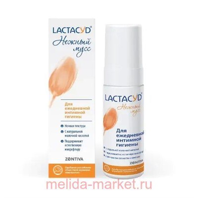 ЛАКТАЦИД НЕЖНЫЙ МУСС ДЛЯ ИНТИМНОЙ ГИГИЕНЫ 125МЛ