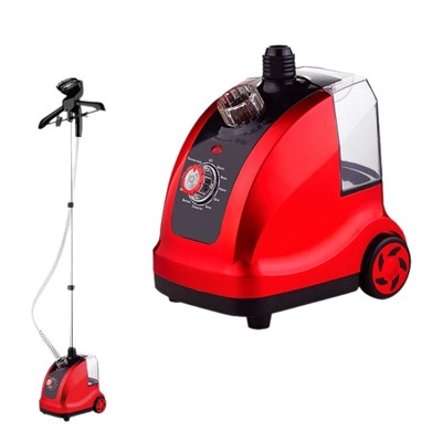 Отпариватель Kelli KL-822 КРАСНЫЙ 2800Вт обьем 2,0л 12 дисковый латунный ТЭН (4) оптом